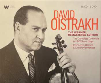 58CD/3DVD/Doos David Oistrach: The Warner Remastered Edition - (The Complete Columbia & HMV Recordings / Premieres, Rarities & Live Performances)
