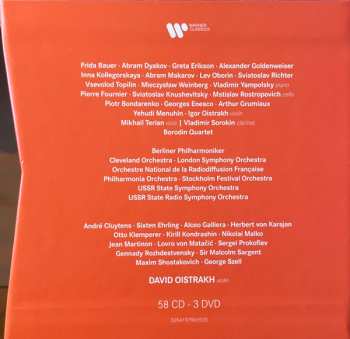 58CD/3DVD/Doos David Oistrach: The Warner Remastered Edition - (The Complete Columbia & HMV Recordings / Premieres, Rarities & Live Performances)