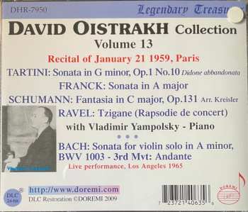 CD David Oistrach: Collection Vol.13