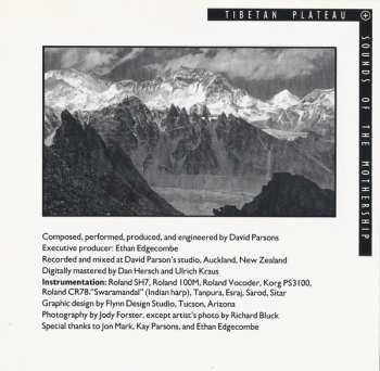 CD David Parsons: Tibetan Plateau + Sounds Of The Mothership