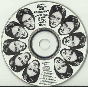 CD David Peel & The Super Apple Band: John Lennon For President