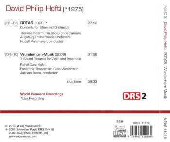 CD David Philip Hefti: Rotas · Wunderhorn-Musik