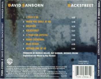 CD David Sanborn: Backstreet