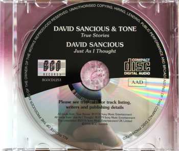 CD David Sancious: True Stories / Just As I Thought