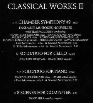 CD David Shea: Classical Works II
