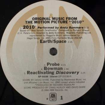 LP David Shire: 2010 (Original Music From The Motion Picture)