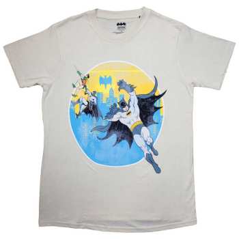 Merch Dc Comics: Dc Comics Unisex T-shirt: Batman Bat Leap (small) S