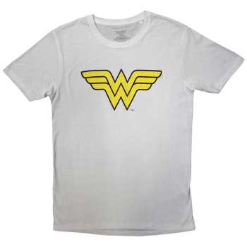 Merch Dc Comics: T-shirt Wonder Woman - Yellow Logo Dc Comics