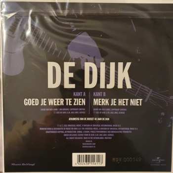 SP De Dijk: Goed Je Weer Te Zien / Merk Je Het Niet LTD | NUM | CLR