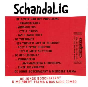 CD Meindert Talma: Schandalig