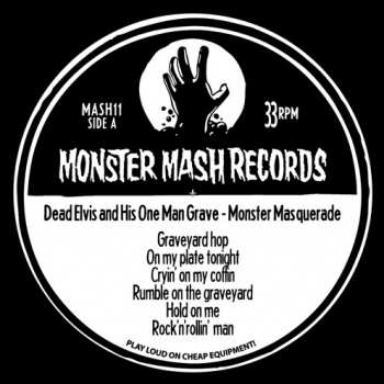 LP Dead Elvis & His One Man Grave: Monster Masquerade LTD | NUM