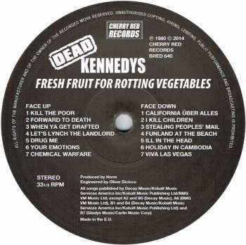 LP Dead Kennedys: Fresh Fruit For Rotting Vegetables
