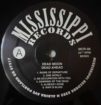 LP Dead Moon: Dead Ahead LTD