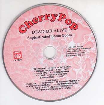 CD Dead Or Alive: Sophisticated Boom Boom