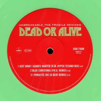2LP Dead Or Alive: Unbreakable_The Fragile Remixes CLR