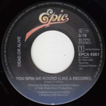 LP Dead Or Alive: You Spin Me Round (Like A Record)