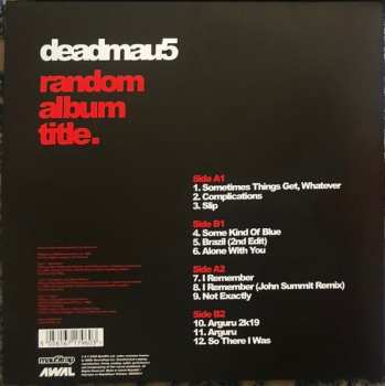 2LP deadmau5: Random Album Title