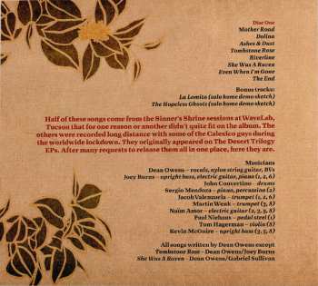 2CD Dean Owens: El Tiradito: The Curse Of Sinner's Shrine