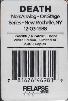 2LP Death: New Rochelle, NY 12.03.1988 CLR | LTD