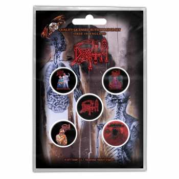 Merch Death: Set Badges Albums 