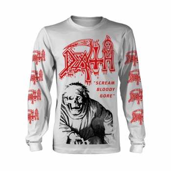 Merch Death: T-shirt Met Lange Mouwen Scream Bloody Gore