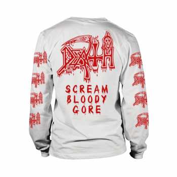 Merch Death: Tričko S Dlouhým Rukávem Scream Bloody Gore S