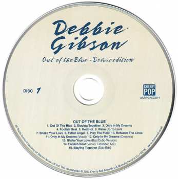 3CD/DVD Debbie Gibson: Out Of The Blue DLX