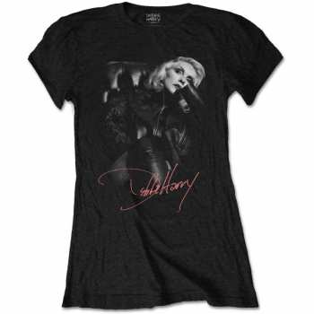 Merch Debbie Harry: Dames T-shirt Leather Girl 