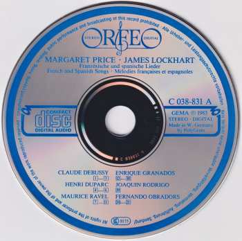 CD Joaquín Rodrigo: Lieder