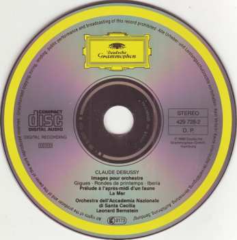 CD Leonard Bernstein: Debussy: La Mer • Images / Preludes A' L'Après-Midi D'Un Faune