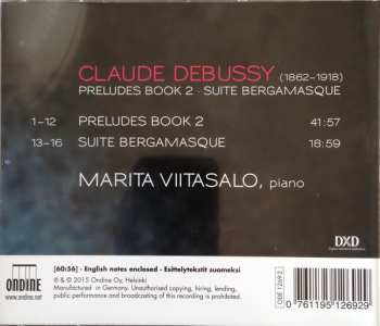 CD Claude Debussy: Préludes Book 2 / Suite Bergamasque