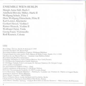 CD Claude Debussy: Debussy: Sonate Pour Flȗte, Alto Et Harpe - Syrinx / Ravel: Sonate Pour Violon Et Violoncelle - Introduction Et Allegro - Pavane