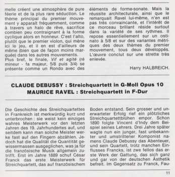 CD Claude Debussy: String Quartet In G Minor, Op. 10 /​ String Quartet In F Major 