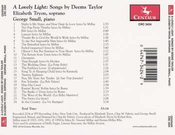 CD Deems Taylor: A Lovely Light: Songs By Deems Taylor