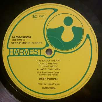 LP Deep Purple: Deep Purple In Rock