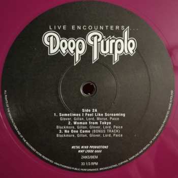 3LP Deep Purple: Live Encounters... CLR | LTD