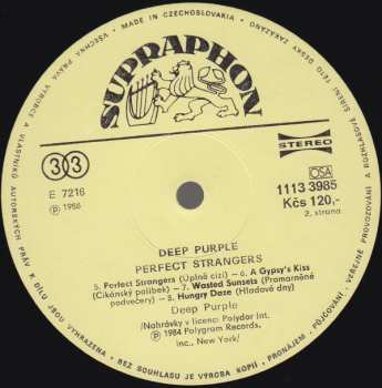 LP Deep Purple: Perfect Strangers