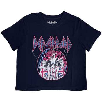 Merch Def Leppard: Dames Crop Top Pyro Tour