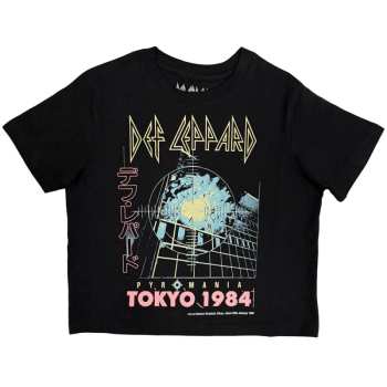Merch Def Leppard: Dames Crop Top Tokyo