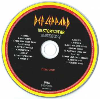 2CD Def Leppard: The Story So Far: The Best Of DLX