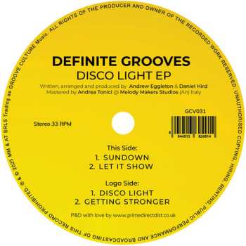 Album Definite Grooves: Disco Light