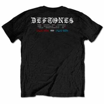 Merch Deftones: Tričko Static Skull  S