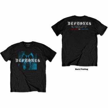 Merch Deftones: Tričko Static Skull  S