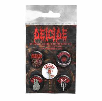 Merch Deicide: Set Badges Deicide Button Badge Set