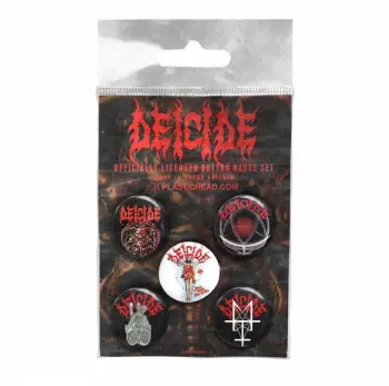 Set Badges Deicide Button Badge Set