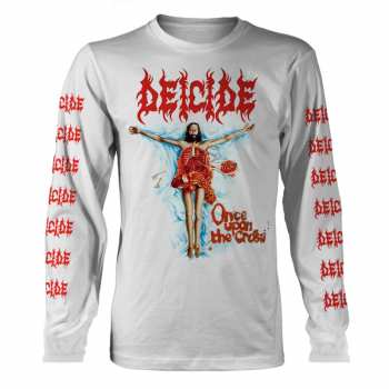 Merch Deicide: T-shirt Met Lange Mouwen Once Upon The Cross (white)