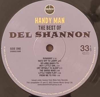LP Del Shannon: Handy Man - The Best Of Del Shannon 