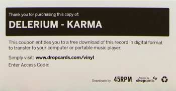 2LP Delerium: Karma DLX | CLR