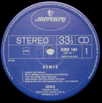 LP Demis Roussos: Demis