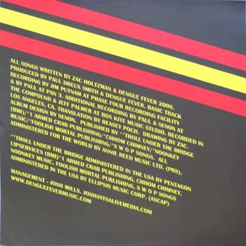 LP Dengue Fever: Venus On Earth CLR